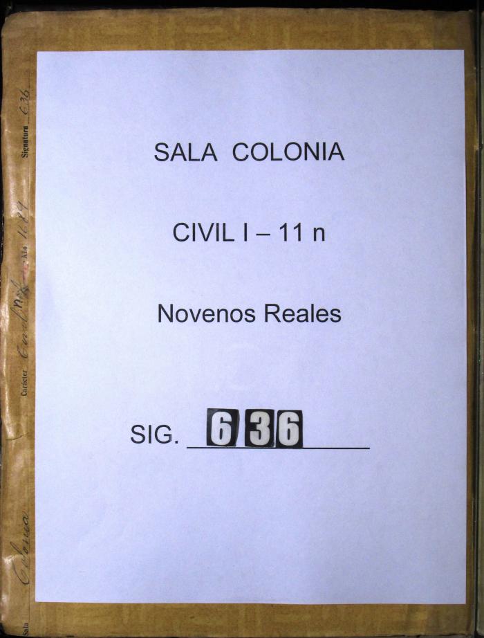 Remate que del maíz perteneciente a los Reales novenos…
