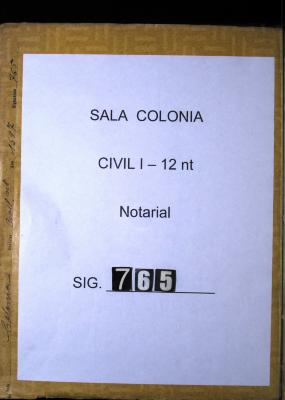 Escritura de venta que otorgaron Luna y su mujer…