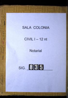 Escritura otorgada por Fajardo a favor de Munita…