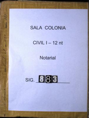 Testamento otorgado por Arias…