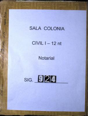 Escritura de fianza en que Trujillo Saravia y sus…