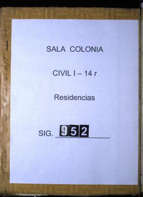 Despacho del Gobernador y Juez de Residencia de su…