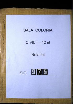 Escritura de transacción que otorgan la Sra…