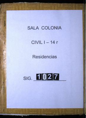 Auto del Maestre de Campo don Miguel García…