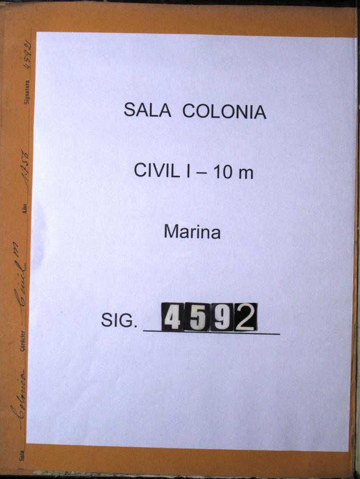 Registro del barco denominado El Señor del Consuelo…