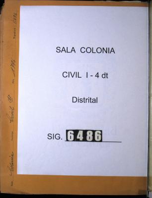 Carta de oficio del Mayordomo…