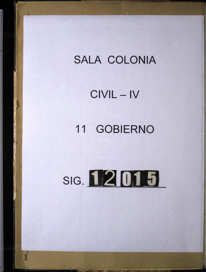 Relación completa del Estado Civil y Social del Virreinato…