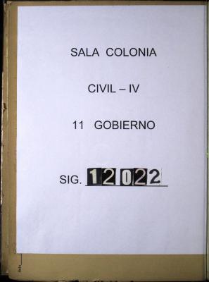 Carta dirigida al Sr…